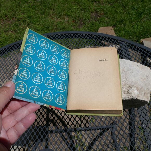 BONANZA BUBBLE GUM KID 1967 WHITMAN BIG LITTLE BOOK George S. Elrick Comic - Picture 6 of 9